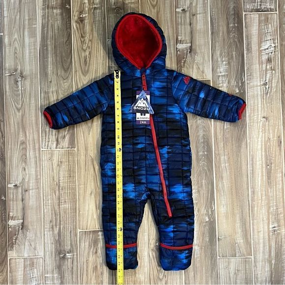 NEW! Snozu Baby 1-piece Cozy Snowsuit for Boy Girl Unisex, Blue - Picture 5 of 16